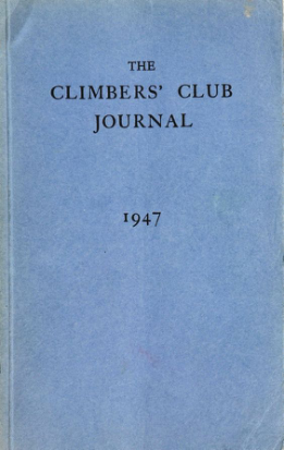 Climbers' Club 1947 Journal cover